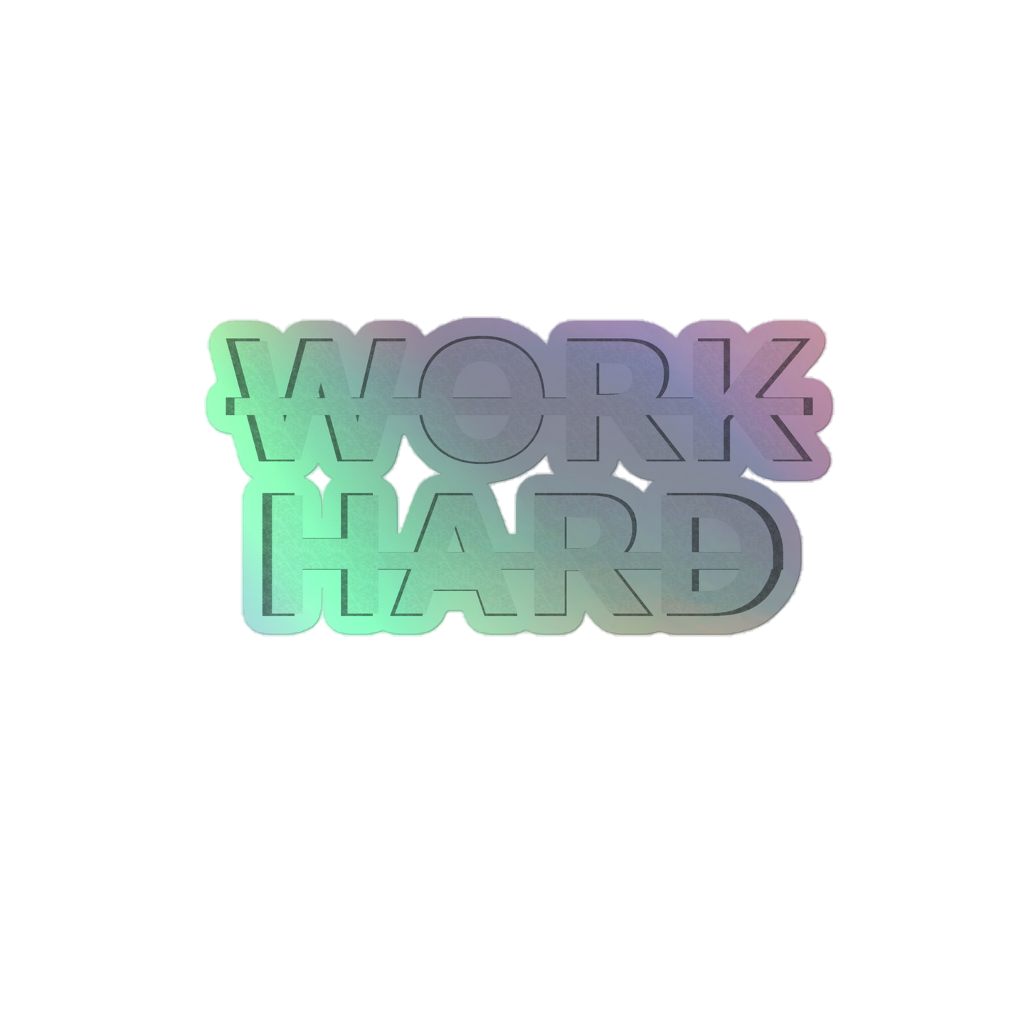 WORKHARD Holographic stickers