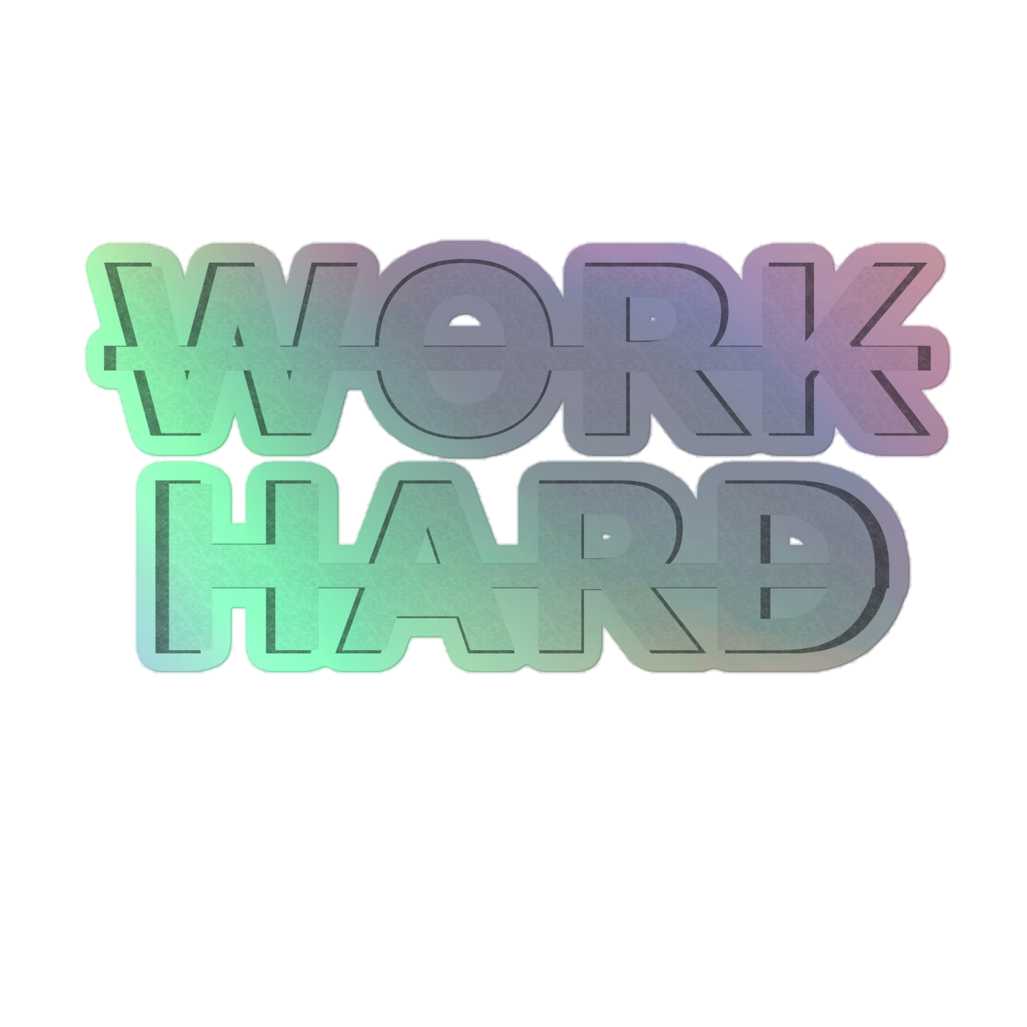 WORKHARD Holographic stickers