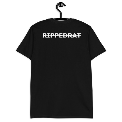 RippedRat Strike Through Unisex T-Shirt (Back Print)