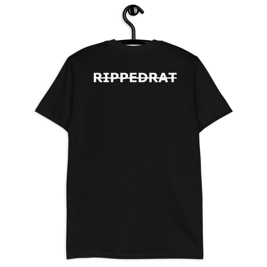 RippedRat Strike Through Unisex T-Shirt (Back Print)