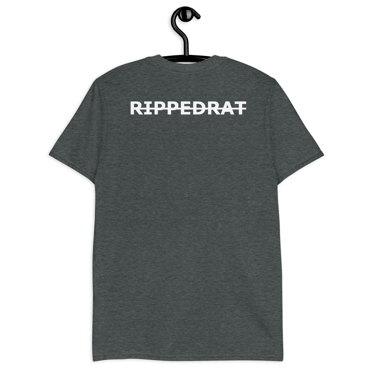 RippedRat Strike Through Unisex T-Shirt (Back Print)