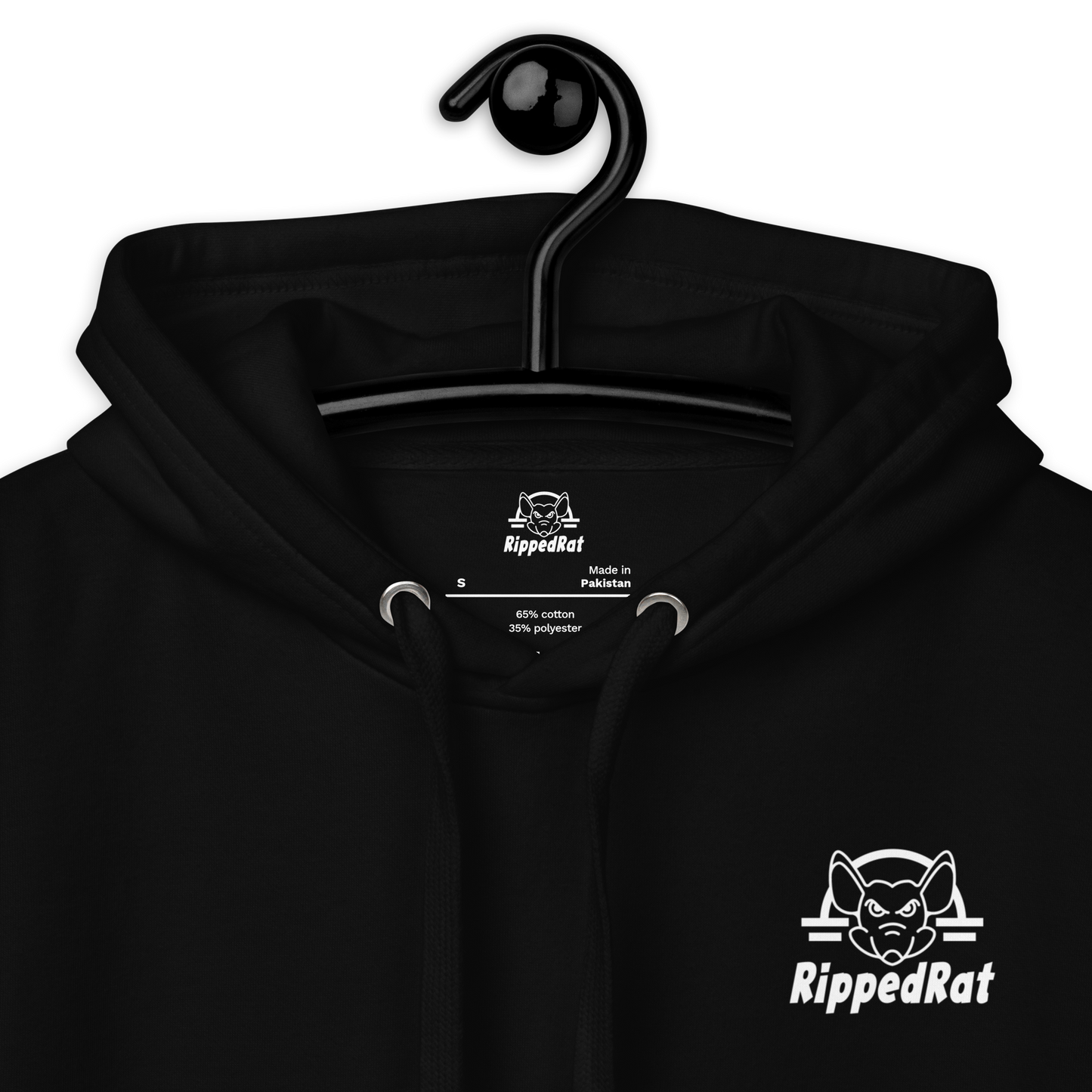 WORKHARD RippedRat Hoodie (Back Print)