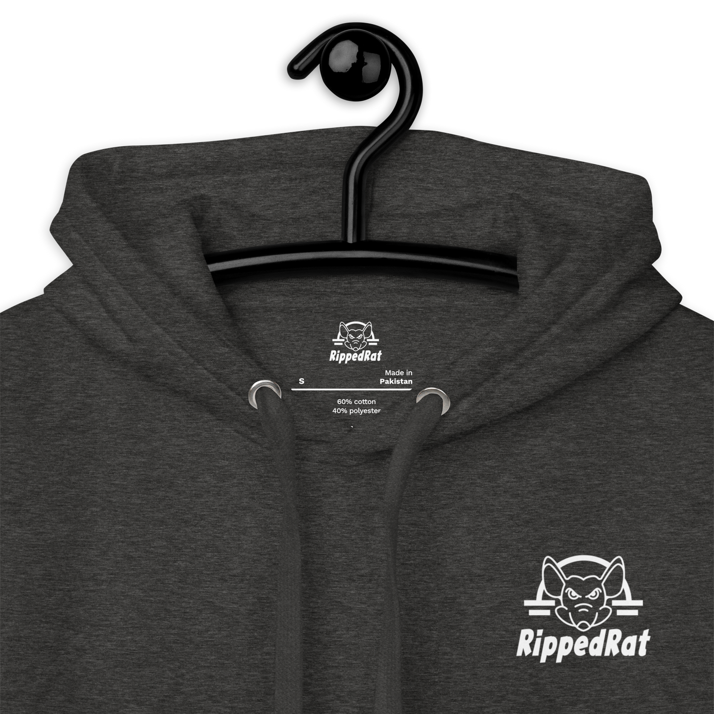 WORKHARD RippedRat Hoodie (Back Print)