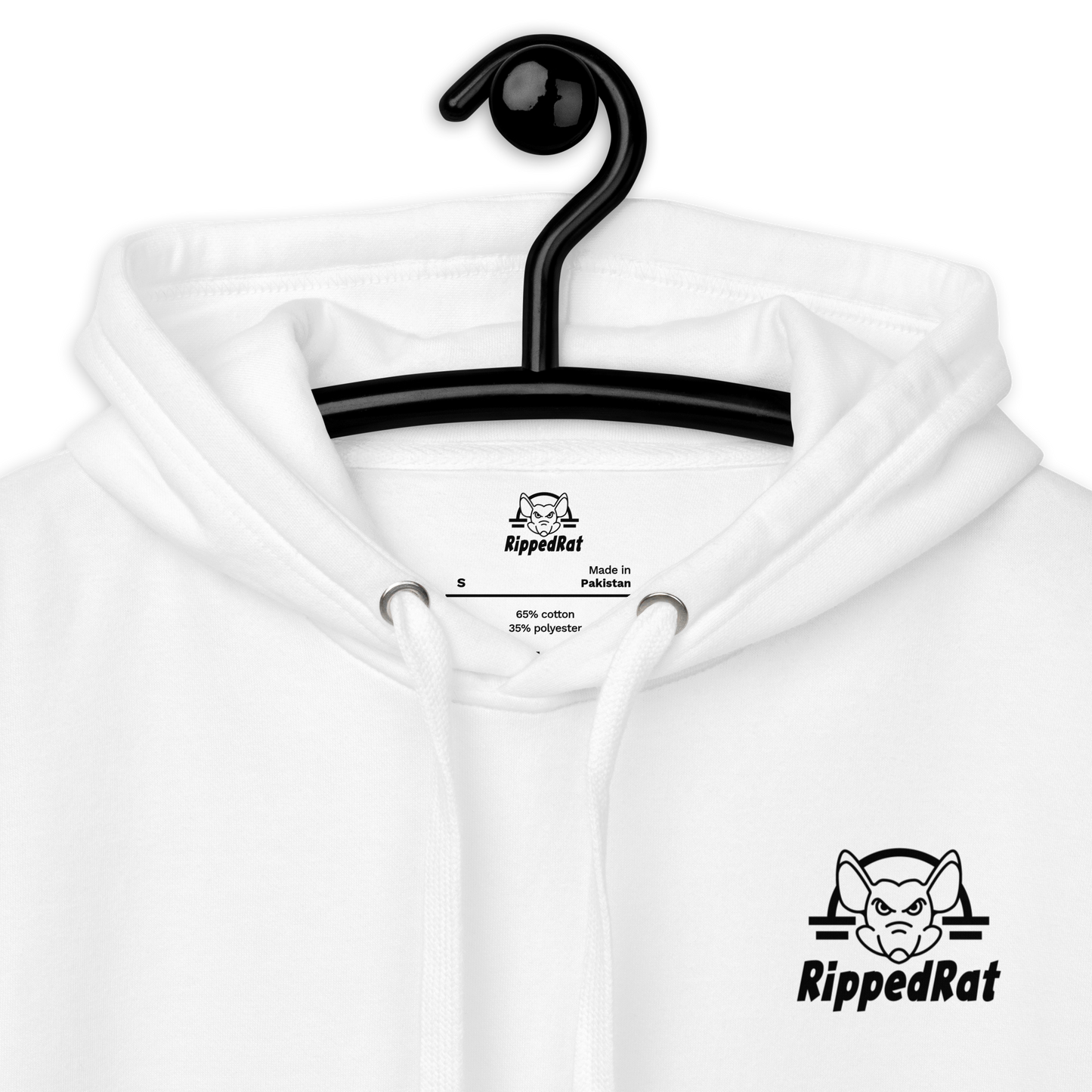 WORKHARD RippedRat Hoodie (Back Print)