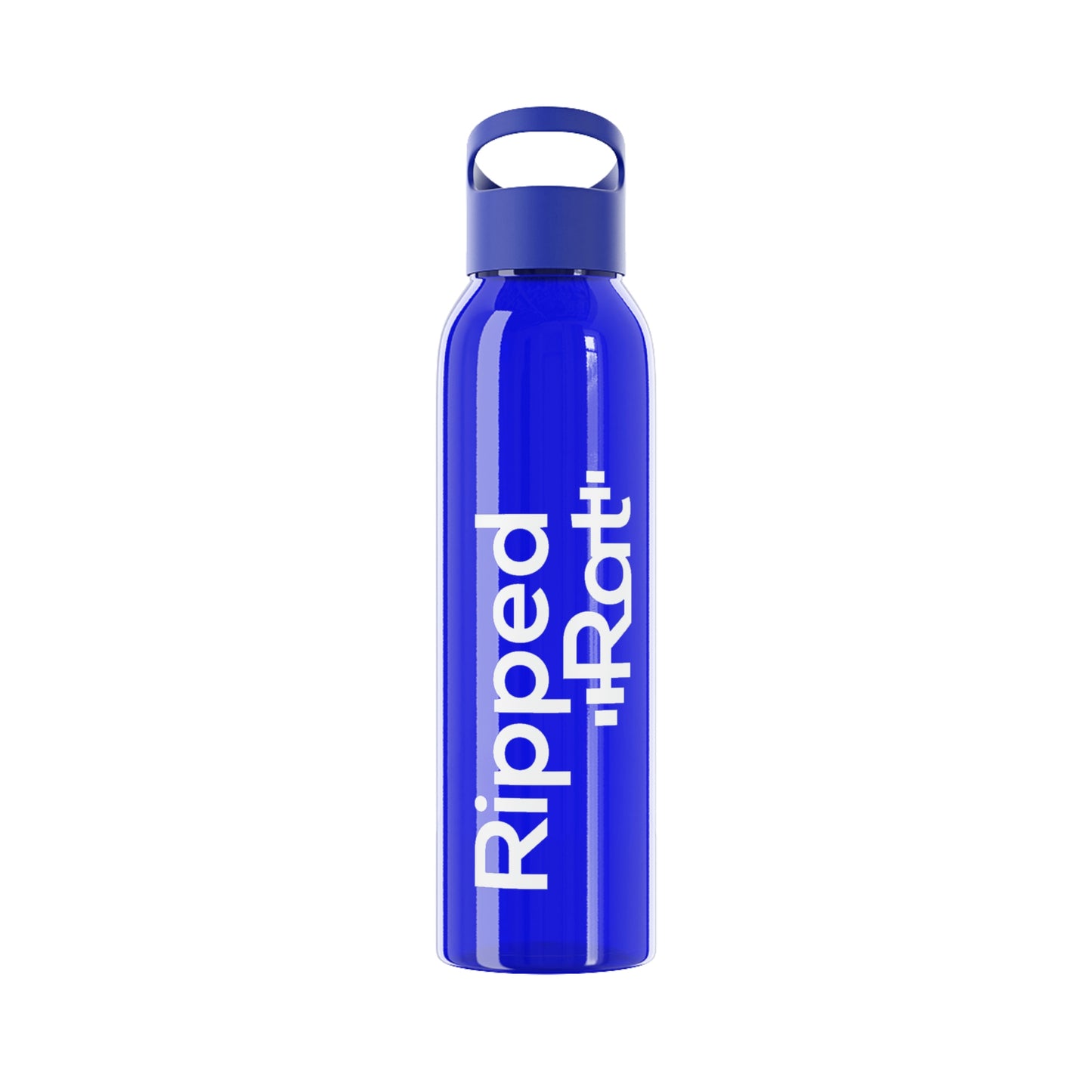 RippedRat Water Bottle (White Print)