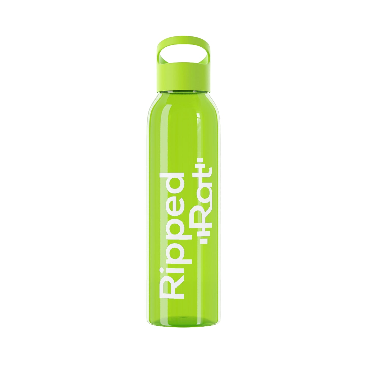 RippedRat Water Bottle (White Print)