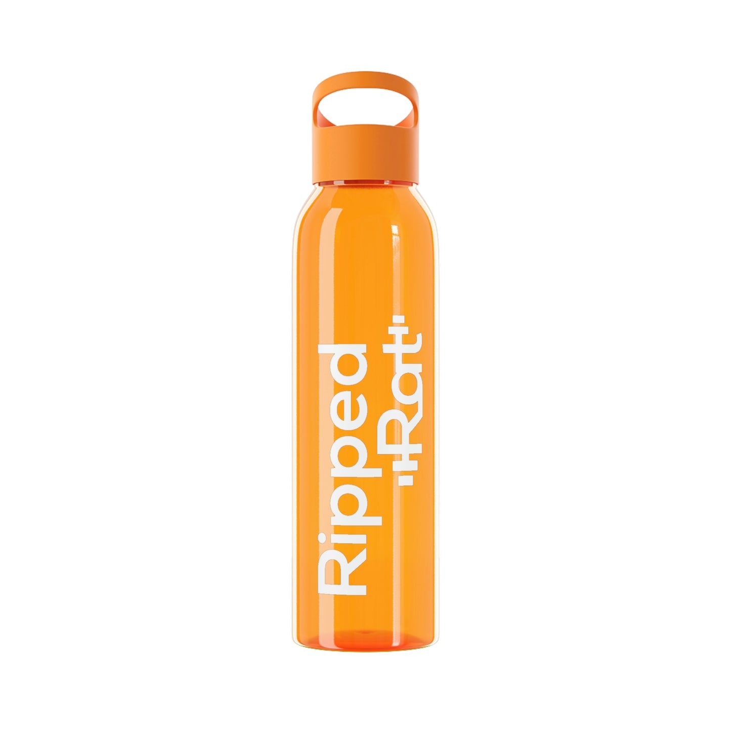 RippedRat Water Bottle (White Print)