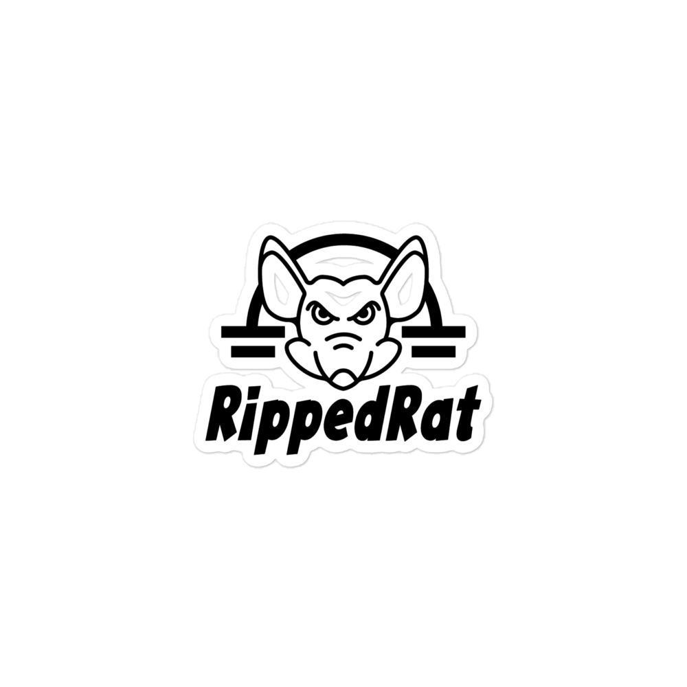 RippedRat Bubble-free sticker